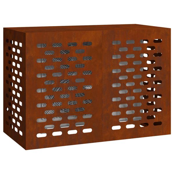 vidaXL Pokrywa do klimatyzatora Rdzawy 100 x 50 x 70 cm