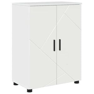 vidaXL Szafka Łazienkowa Wysoki połysk biały 60 x 35 x 80 cm
