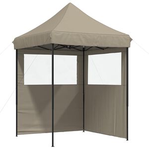 vidaXL Namiot Imprezowy 200 x 200 x 306 cm Szarobeżowy Materiał Oxford