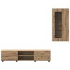 vidaXL Zestaw szafek RTV z szufladą z p&oacute;łką FLORIN Dąb rzemieślniczy