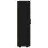 vidaXL Bufet z p&oacute;łką Czarny 55,5 x 29 x 103 cm Materiał drewnopochodny