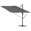 vidaXL Parasol Roma Antracyt 286 x 285 x 265 cm Poliester i aluminium