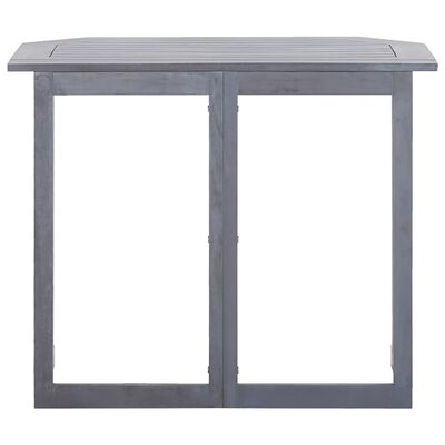 vidaXL Składany stół balkonowy, 90x50x74 cm, lite drewno akacjowe
