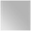 vidaXL Lustro łazienkowe LED przezroczysty 60 x 60 cm szkło hartowane