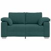 vidaXL Sofa Ciemna zieleń 160 x 80 x 82 cm tkanina