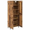 vidaXL Highboard 2 pcs Stare drewno Materiał drewnopochodny