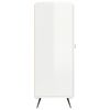 vidaXL Szafka, biała, połysk, 69,5x34x90 cm, materiał drewnopochodny