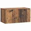 vidaXL Szafka RTV montowana na ścianie Stare drewno 59,5 x 31 x 30 cm
