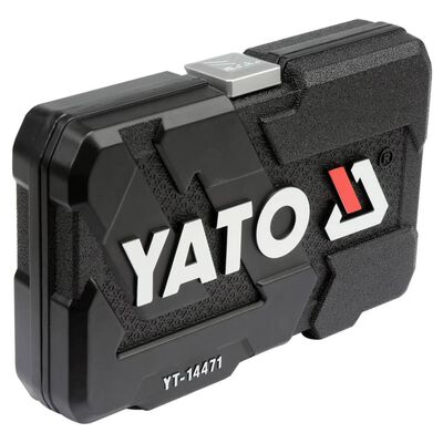 YATO Zestaw narzędzi 38-częściowy metalowy czarny YT-14471