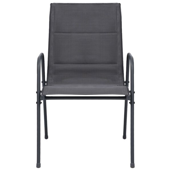 vidaXL 11-cz. zestaw mebli ogrodowych, stalowy