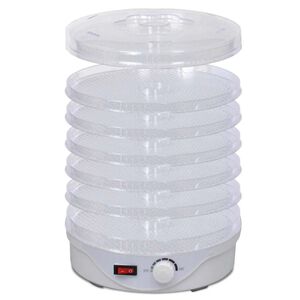 vidaXL Suszarka do żywności, okrągła, z 6 tacami, 250 W