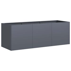 vidaXL Doniczka Antracyt 120x40x40 cm Stal walcowana na zimno