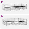 vidaXL Zestawy sof 8 pcs Naturalny Lite Drewno Akacji