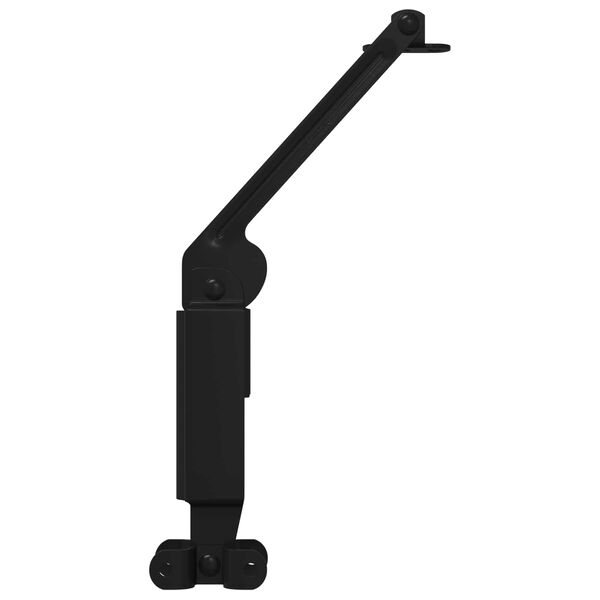 vidaXL Zawias wspierający pokrywę 12 pcs Czarny 192 x 32 x 50 mm Stal