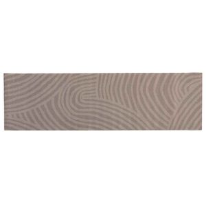 vidaXL Dywan kuchenny Brązowy skandynawski 150 x 45 cm 100% poliamid