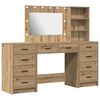 vidaXL Toaletka 3 pcs Dąb rzemieślniczy 78,5 x 41 x 135 cm