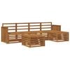 vidaXL Zestaw sof na zewnątrz 6 pcs Naturalny