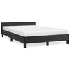 vidaXL Rama ł&oacute;żka bez materaca Brązowa 120x190 cm Sk&oacute;ra ekologiczna