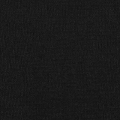 vidaXL Materac kieszeniowy, czarny, 90x190x20 cm, tkanina