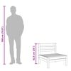 vidaXL Ogrodowa sofa 3-osobowa, lite drewno sosnowe