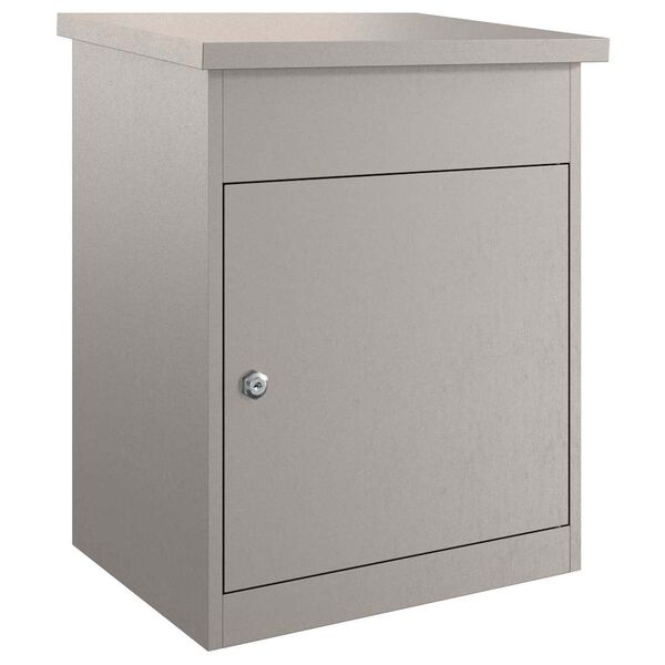 vidaXL Skrzynka na przesyłki z drzwiami Rdzawy 47.5 x 38 x 59 cm