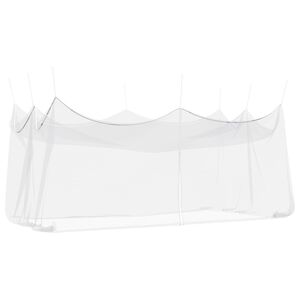 vidaXL Siatka na komary do ogrodu 220 mesh Biały 3 x 6 x 2,5 m