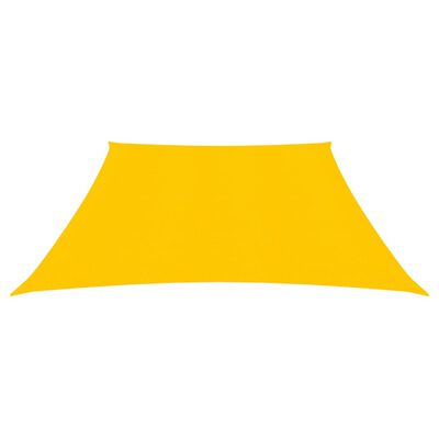vidaXL Żagiel przeciwsłoneczny, 160 g/m², żółty, 3/4x3 m, HDPE