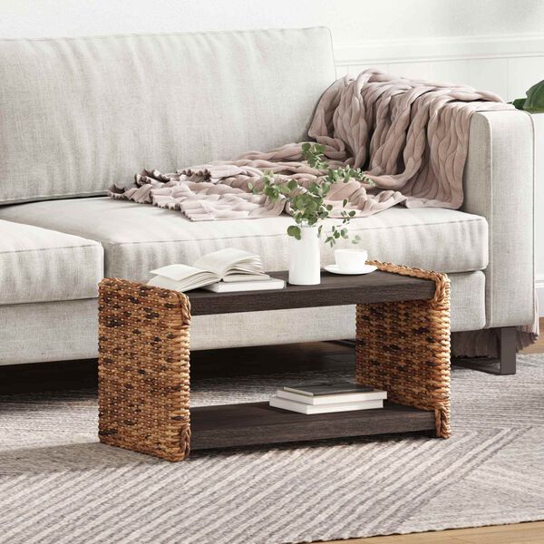 vidaXL Stolik boczny Naturalny 44.5 x 45 x 45 cm Lite drewno mahoniowe