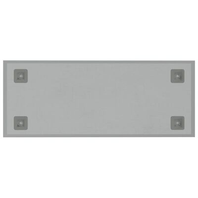 vidaXL Ścienna tablica magnetyczna, biała, 50x20 cm, szkło hartowane