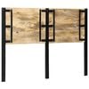 vidaXL Zagł&oacute;wek 140 cm Drewno lite Mango i żelazo