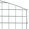 vidaXL Zestaw Ogrodzenia Stawu 5 pcs Zielony 100 x 50 cm Stal
