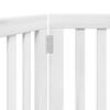 vidaXL Składana bramka zabezpieczająca dla psa, 2 panele, biała, 160cm