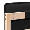 vidaXL Tapicerowane wezgłowie Z zagł&oacute;wkiem Naturalny i czarny 135 cm