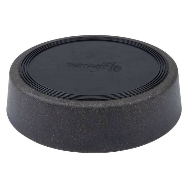 DISTRICT70 Miska spowalniająca jedzenie, bambusowa, 21 cm, ciemnoszara