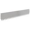 vidaXL Krawężnik do trawnika 20 pcs 103 x 20 cm Stal srebrny