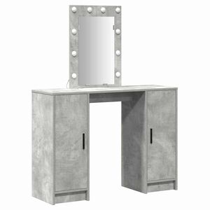 vidaXL Toaletka Jasnoszary 102 x 33 x 135 cm Drewno inżynieryjne