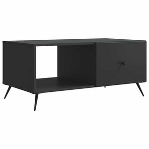 vidaXL Stolik kawowy Czarny 90 x 50 x 40 cm Drewno inżynieryjne