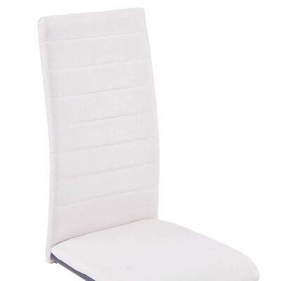 vidaXL Krzesła stołowe, wspornikowe, 4 szt., kremowe, tkanina