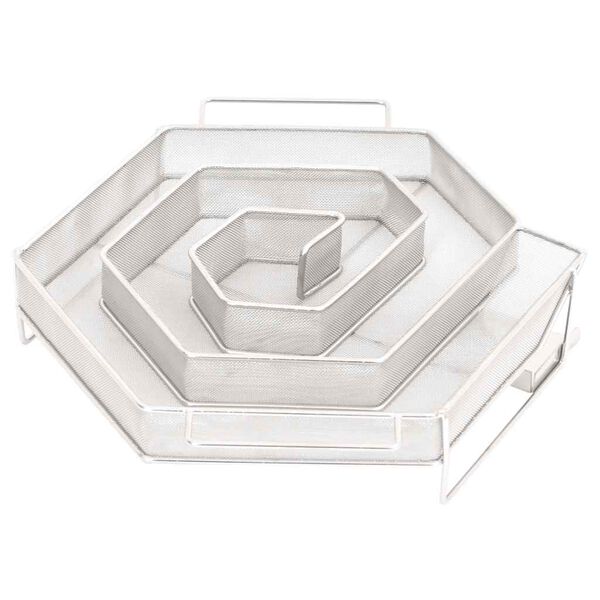 vidaXL Generator zimnego dymu, sześciokątny, 22,5 cm, stal nierdzewna