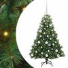 vidaXL Sztuczna choinka z 150 diodami LED Zielony 120 cm PE i PVC