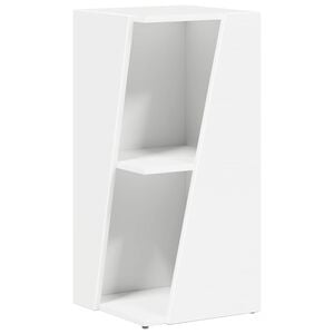 vidaXL P&oacute;łka boczna 33 x 32 x 70,5 cm Drewno inżynieryjne Biały