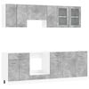 vidaXL Zestaw szafek kuchennych Lyon 8 pcs 240 x 46 x 81,5 cm