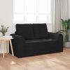 vidaXL Sofa Bed 60cm Czarny Aksamit