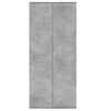 vidaXL Wysoka szafka, szarość betonu, 80x35x180 cm
