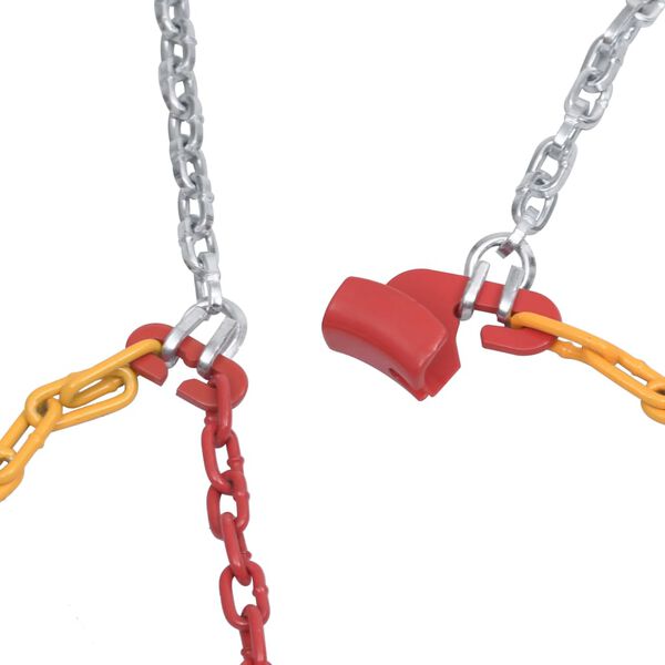 vidaXL Łańcuchy śniegowe, 2 szt., 16 mm, SUV, 4x4, rozmiar 450