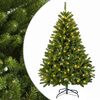vidaXL Sztuczna choinka z zawiasami 120 cm 150 LED Ciepła biel