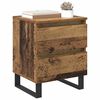 vidaXL Szafka Nocna z szufladą Stare drewno 40 x 35 x 50 cm