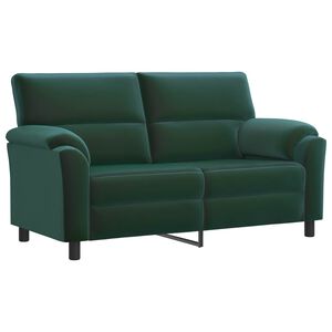 vidaXL Sofa Ciemnozielony 174 x 85 x 93 cm Welur