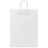 vidaXL Torby papierowe 50 szt. z uchwytami białe 32x17x44 cm