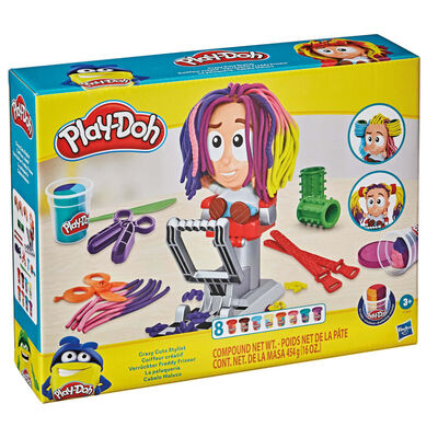 Play-Doh Zabawkowy Salon fryzjerski Crazy Cuts Stylist, 8 pojemników